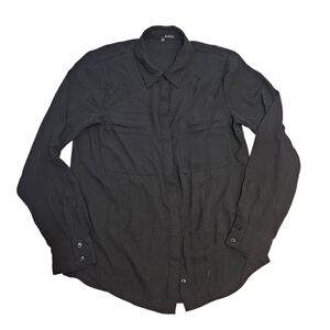 Ro & De Formal Black Button Down Shirt